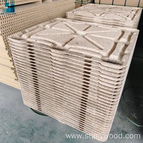 Nestable 80% Space Saving Compressed Wood Chip Pallets